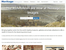 Tablet Screenshot of heritage-images.com